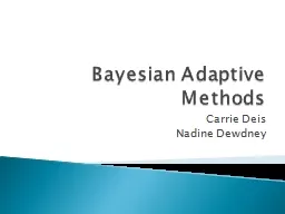 Bayesian Adaptive Methods