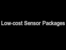 Low-cost Sensor Packages