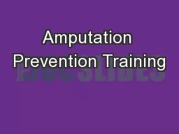 Amputation Prevention Training