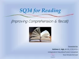 SQ34 for Reading (Improving Comprehension & Recall)
