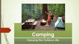 Camping Enjoying the Outdoor Life