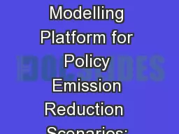 The Canadian Air Quality Modelling Platform for Policy Emission Reduction  Scenarios: Year 2010 Con