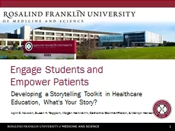 Engage Students and  Empower Patients