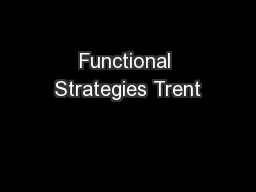 Functional Strategies Trent