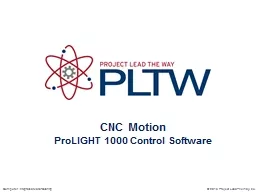 CNC Motion ProLIGHT  1000 Control Software