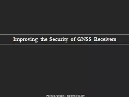 Improving the Security of GNSS Receivers