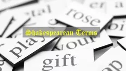 Shakespearean Terms Antagonist