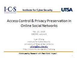 Access Control & Privacy Preservation in Online Social Networks