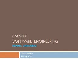 CSE503: Software Engineering