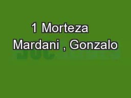 1 Morteza   Mardani , Gonzalo