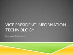 Vice President Information Technology