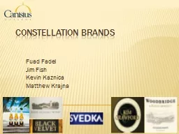 Constellation Brands Fuad Fadel
