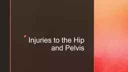 Injuries to the Hip and Pelvis