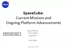 SpaceCube :  Current Missions and