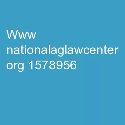 www.NationalAgLawCenter.org