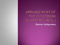 Arrangement of the Electrons