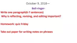 October 9, 2018— Bell-ringer-