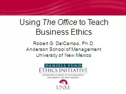 Using  The Office  to Teach Business Ethics