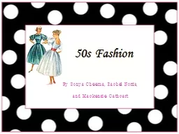 50s Fashion By Sonya Cheema, Rachel Norris,