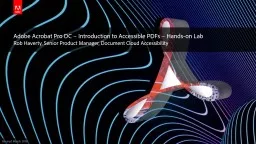Adobe Acrobat Pro DC – Introduction to