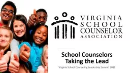 School Counselors Taking the Lead