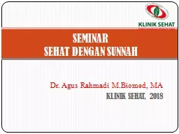 Dr. Agus  Rahmadi   M.Biomed