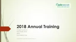 2018 Annual Training General Compliance