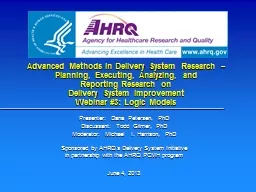Advanced Methods in Delivery System Research –