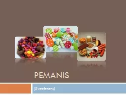 Pemanis ( Sweeteners) What???
