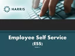 Employee Self Service (ESS)
