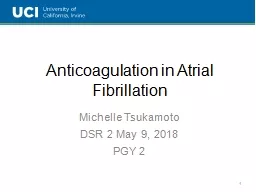 Anticoagulation in  Atrial