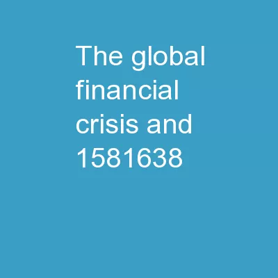 The Global Financial Crisis and