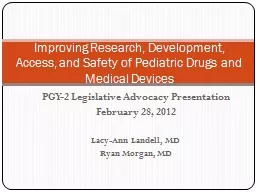 PGY-2 Legislative Advocacy Presentation