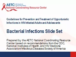 Prepared by the AETC National Coordinating Resource Center based on recommendations from