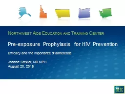 Pre-exposure Prophylaxis for HIV Prevention