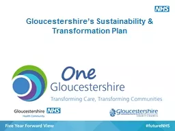 Gloucestershire’s Sustainability & Transformation Plan