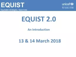 EQUIST   Equitable strategies. Save lives