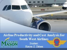 Airline Productivity and Cost