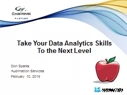 Take Your Data Analytics Skills