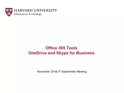 Office 365 Tools OneDrive and Skype for Business