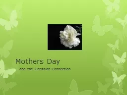 Mothers Day … and the Christian Connection