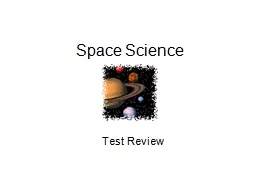 Space Science Test Review