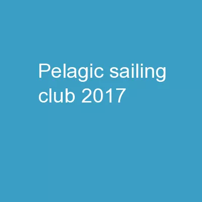 Pelagic  Sailing Club 2017