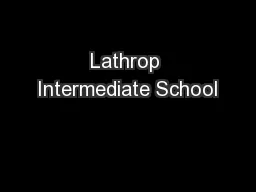 Lathrop Intermediate School
