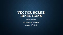 Vector-Borne Infections Neelay