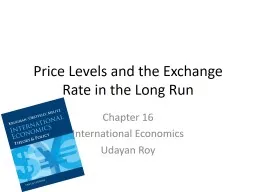 Price Levels and the Exchange Rate in the Long Run