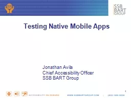 Testing Native Mobile Apps