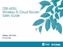 DIR-605L  Wireless N Cloud Router