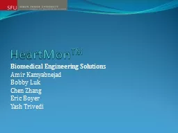 HeartMon TM Biomedical Engineering Solutions
