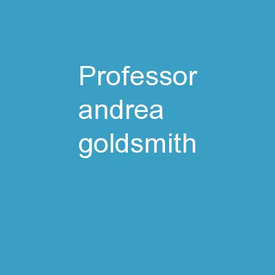 Professor Andrea goldsmith